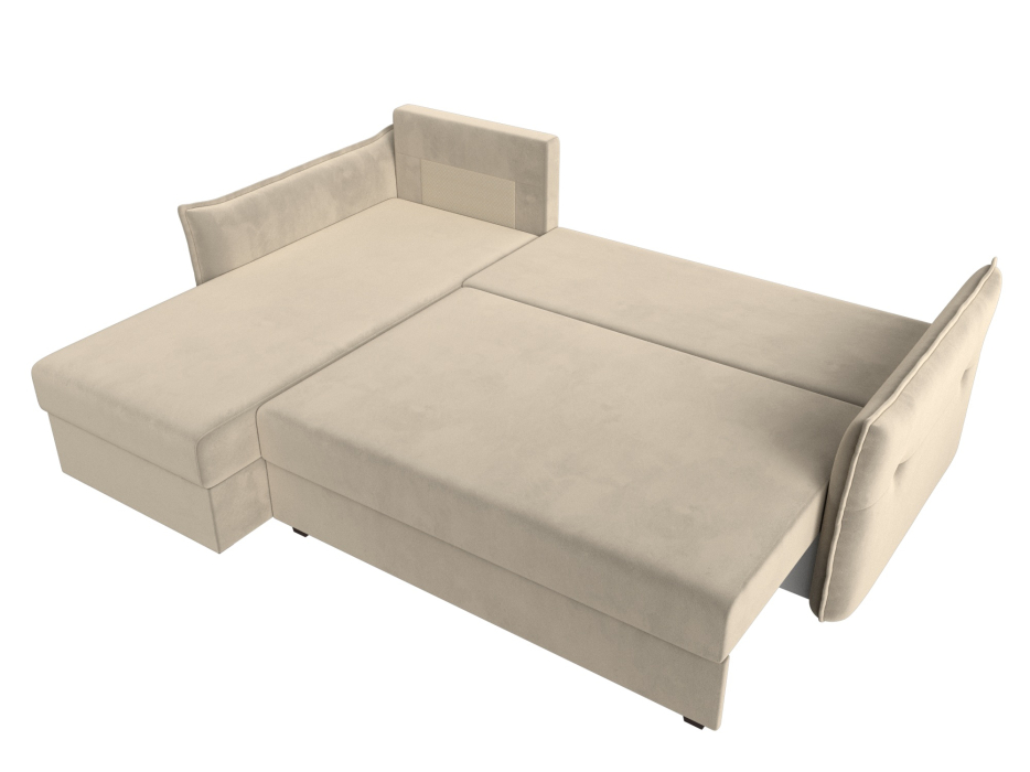 Диваны угловые в гостиную, Угловой диван Лига-004 левый угол, микровельвет