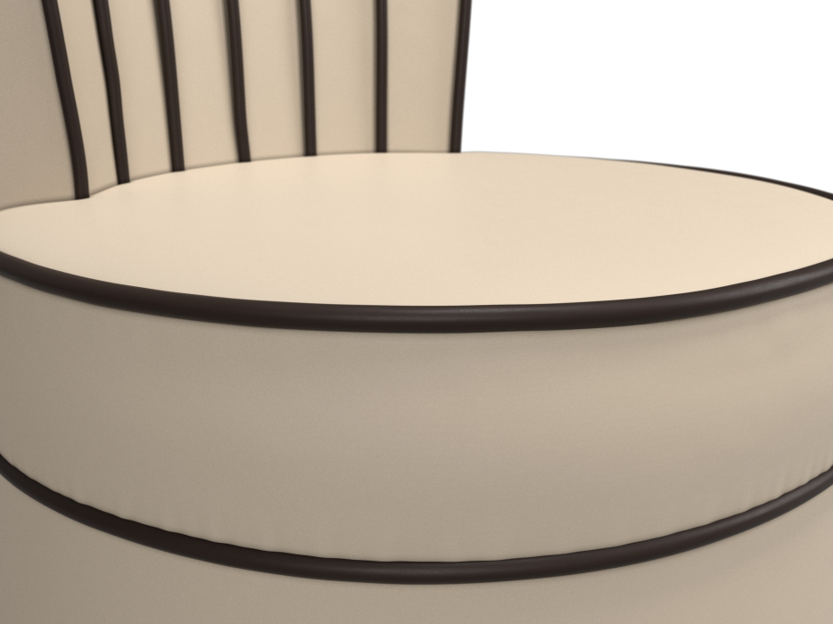 Пуфы дизайнерские, Пуф Ирис экокожа