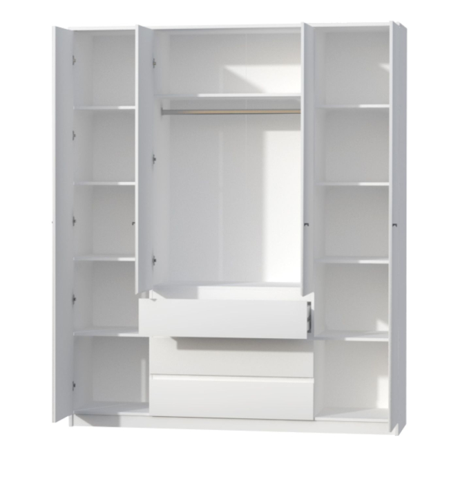 В спальню, Шкаф 4х ств. (высокий) КЭТ-1