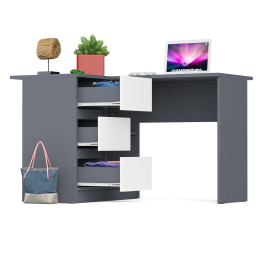 Угловой компьютерный стол Мори МС-16 левый