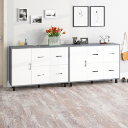 Два комода РВК 125-1204 с дверкой и 4-мя ящиками