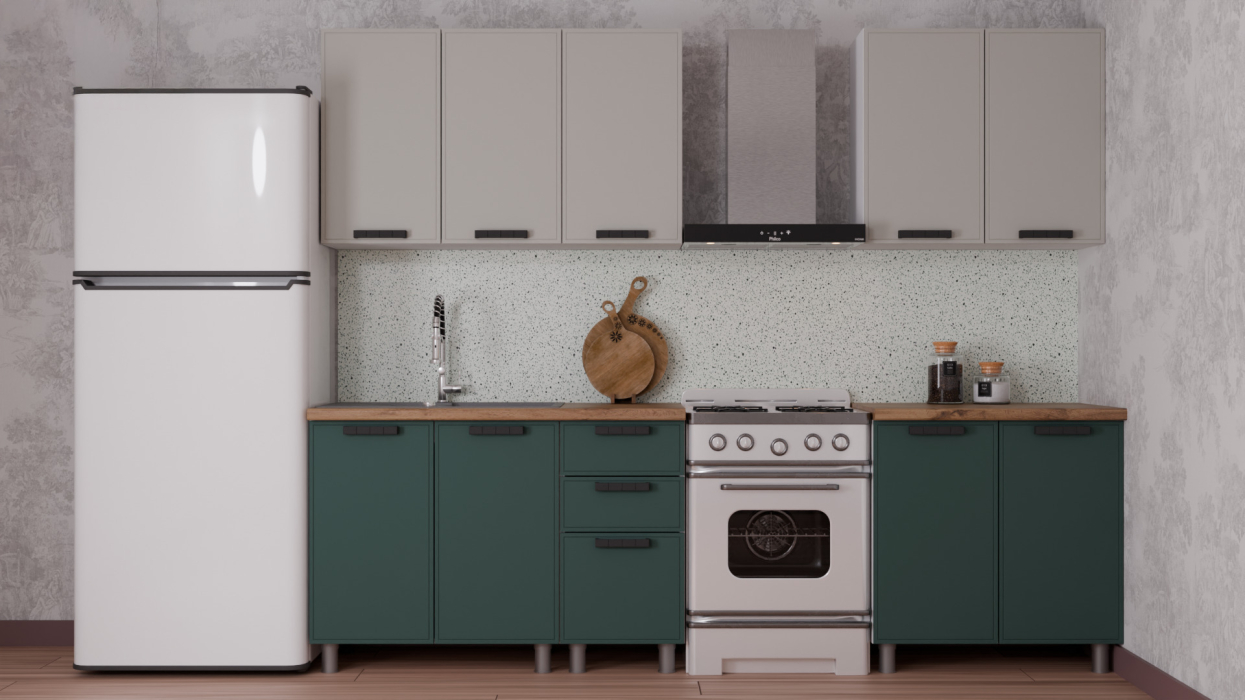 Кухонные гарнитуры, ГК Аленушка 2 м Магнолия