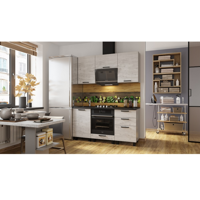 Кухонные гарнитуры, Готовая кухня Сканди 1.6 м