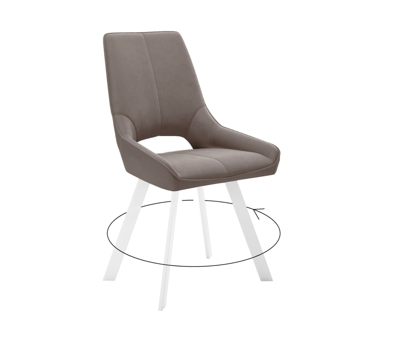 Стулья, Стул DikLine 268 поворотный (опоры белые)