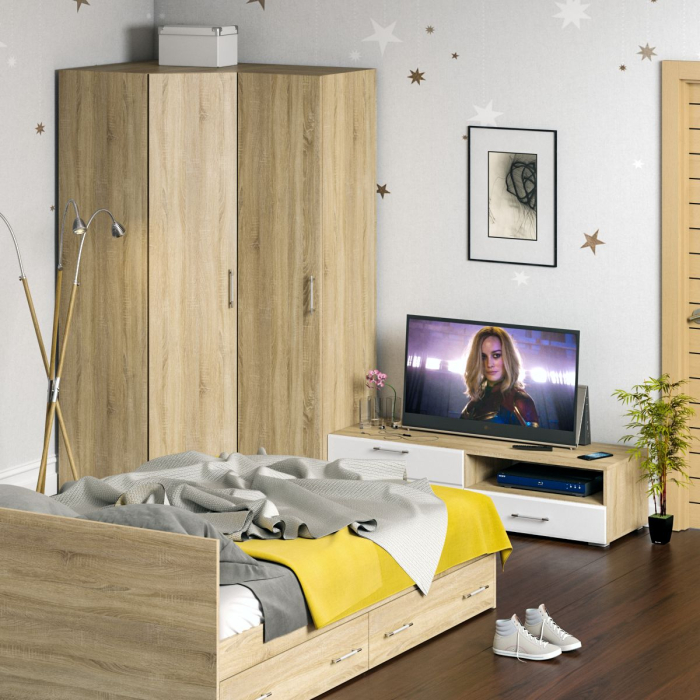 Спальные гарнитуры, Мебель для спальни Стандарт № 4 с кроватью 1400 с ящиками