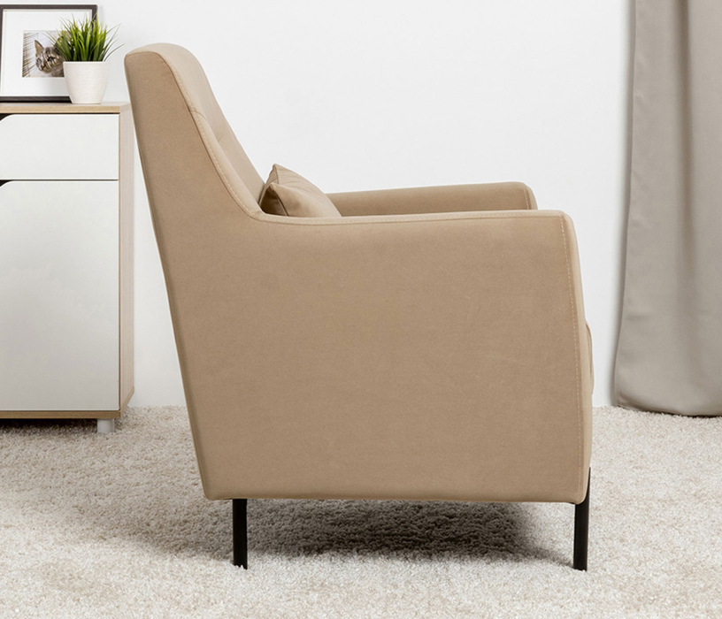 Кресло для отдыха, Кресло Барселона, Велюр Diagonal