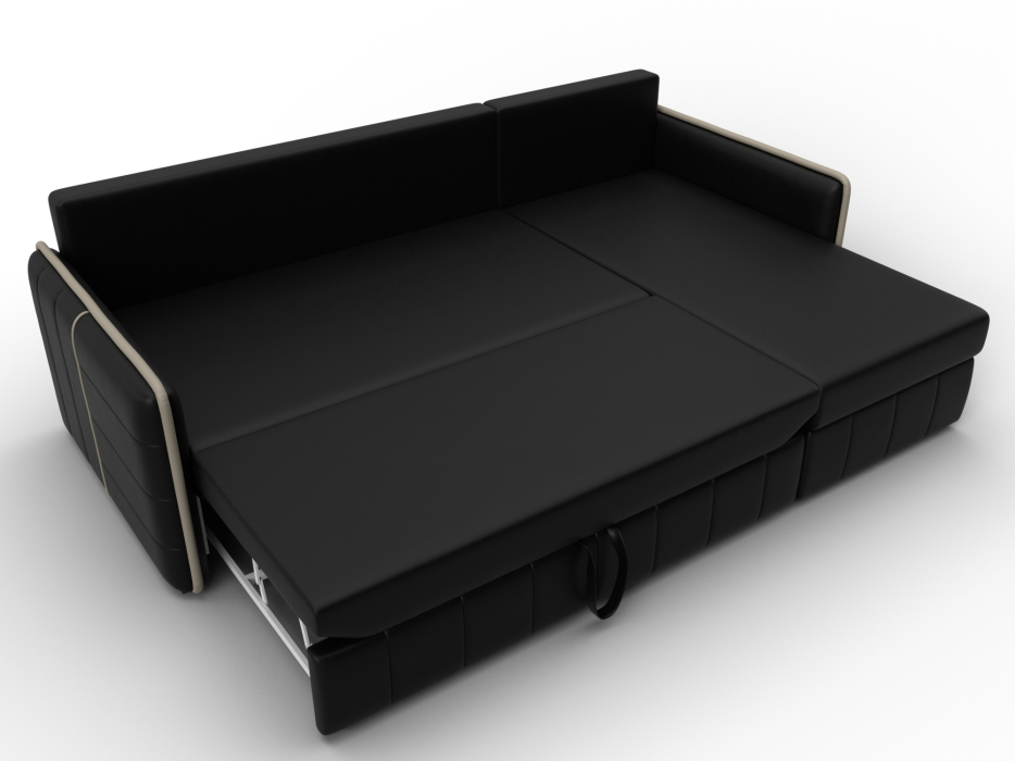 Диваны угловые в гостиную, Диван угловой Лига-078 угол универсальный, экокожа GRIFON