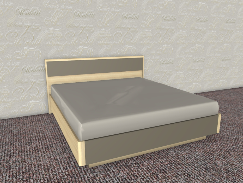 Кровати 180х200, Модульная система Грейс Кровать КР-4004  Ясень Асахи