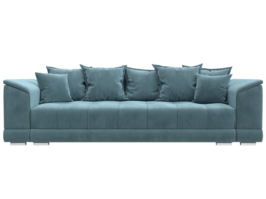 Диваны еврокнижки, Диван прямой НордСтар НПБ, велюр SEVEN