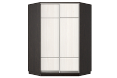 Угловые шкафы, Шкаф-купе Премьер Лайт 71 угловой (08;08) двухдверный