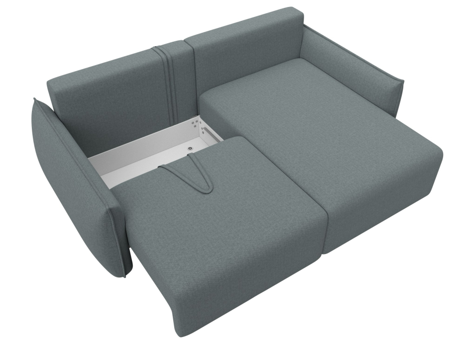 Диваны угловые в гостиную, Диван угловой Лига-051 НПБ угол универсальный, рогожка Амур