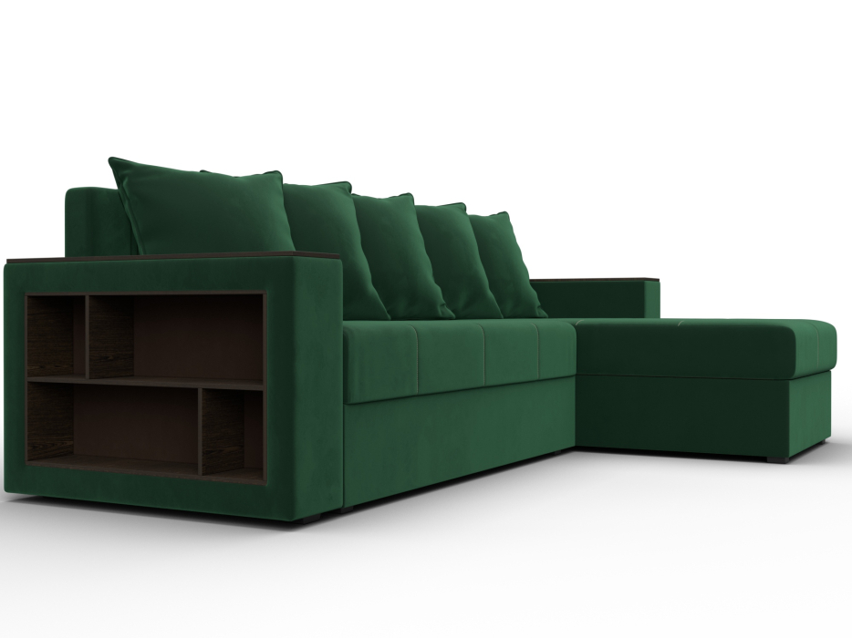 Диваны угловые в гостиную, Диван угловой Дубай Лайт угол универсальный, велюр