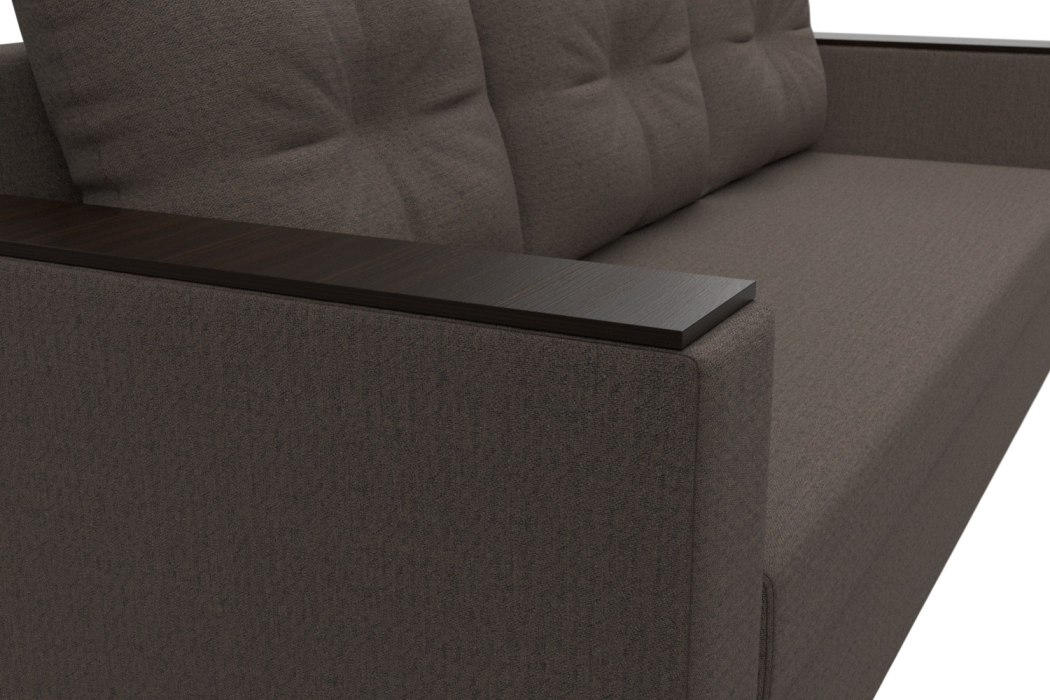 Диваны еврокнижки, Диван прямой Атланта без стола, рогожка Амур