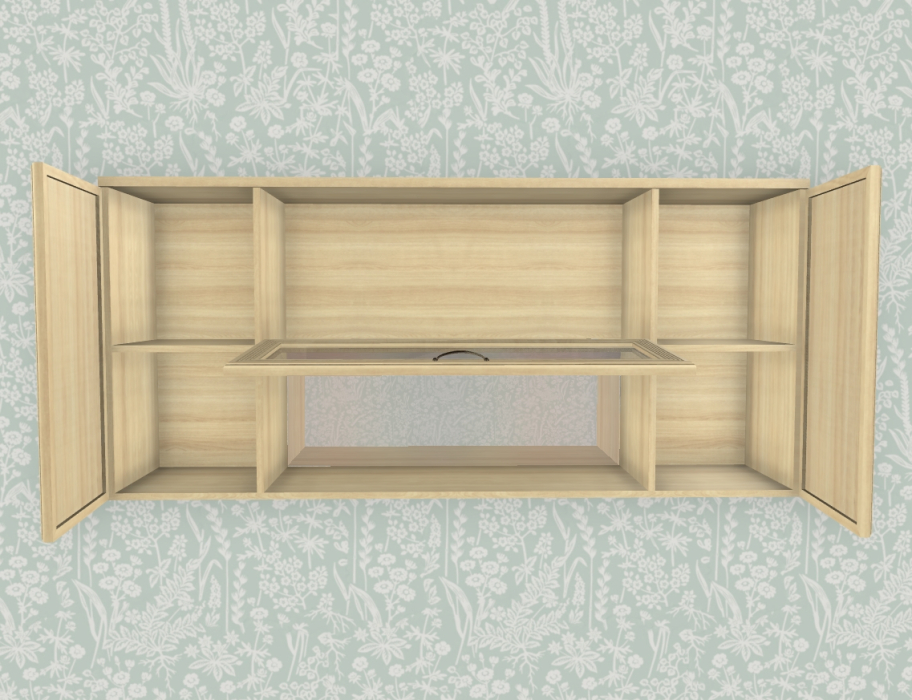 Настенные полки, Модульная система Карина Антресоль АН-1016