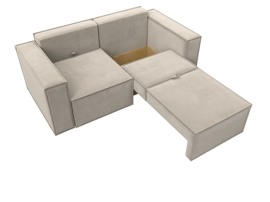 Диваны кровати со спальным местом, Диван прямой Куба мини, микровельвет