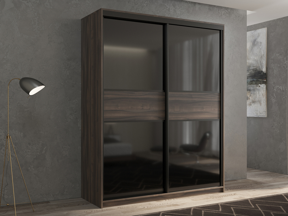 Шкафы-купе 2-х дверные, Шкаф-купе 2х дверный Кааппи 12 160х45