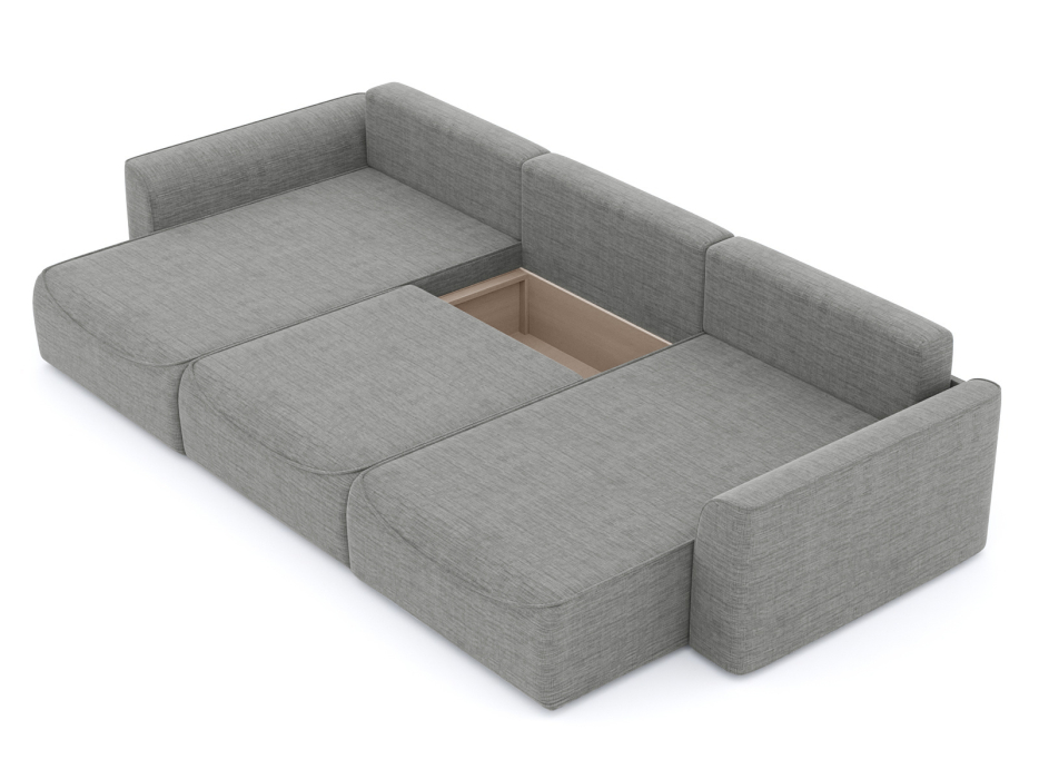 Диваны угловые в гостиную, Диван-кровать П-образный Рафаэль еврокнижка НПБ, рогожка Люкс