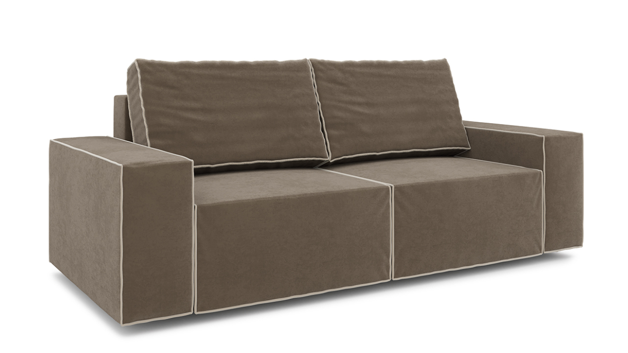 Большие диваны, Стенли Premium Диван прямой. Велюр Beauty.