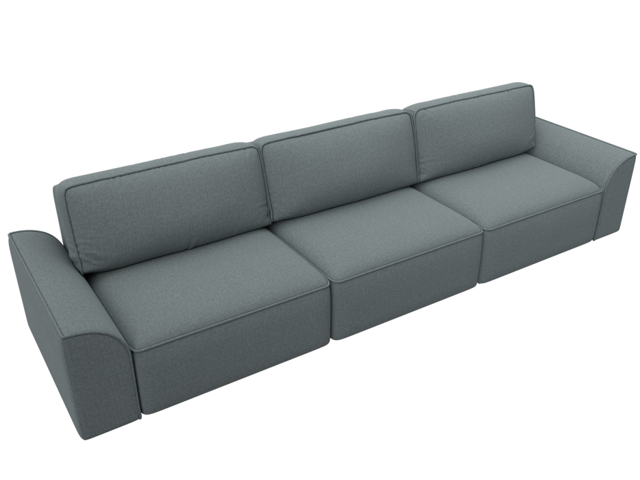 Диваны еврокнижки, Диван прямой Лига-048 НПБ Лонг, рогожка Амур