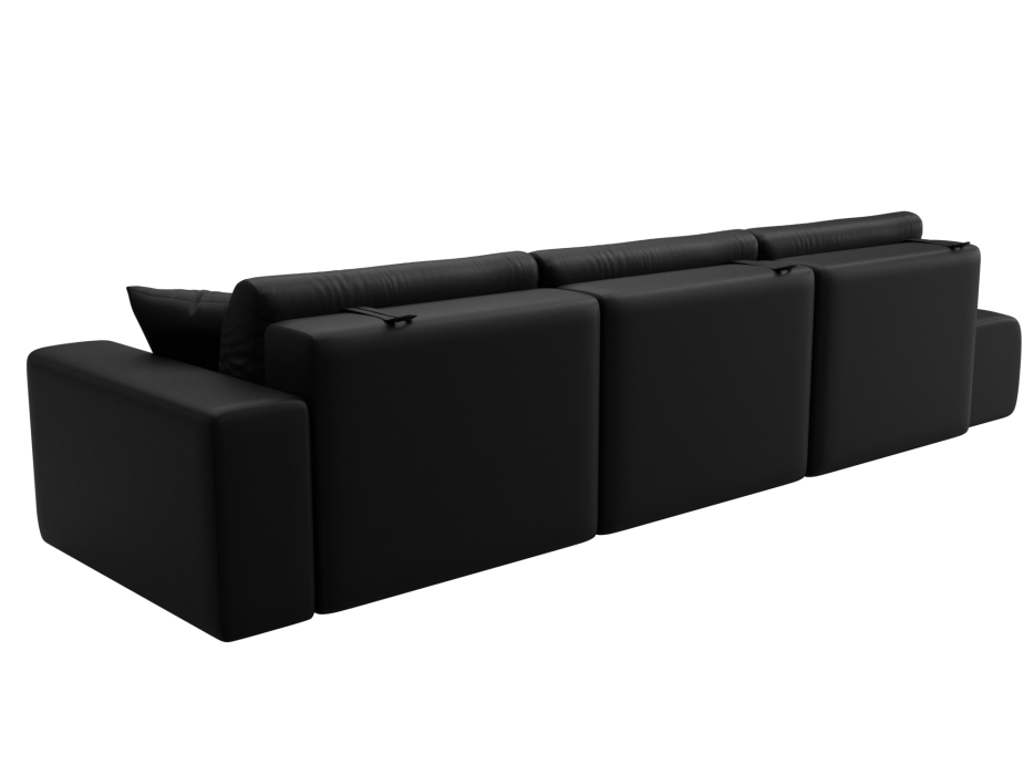 Диваны еврокнижки, Диван прямой Лига-036 НПБ Модерн Лонг подлокотник справа, экокожа GRIFON