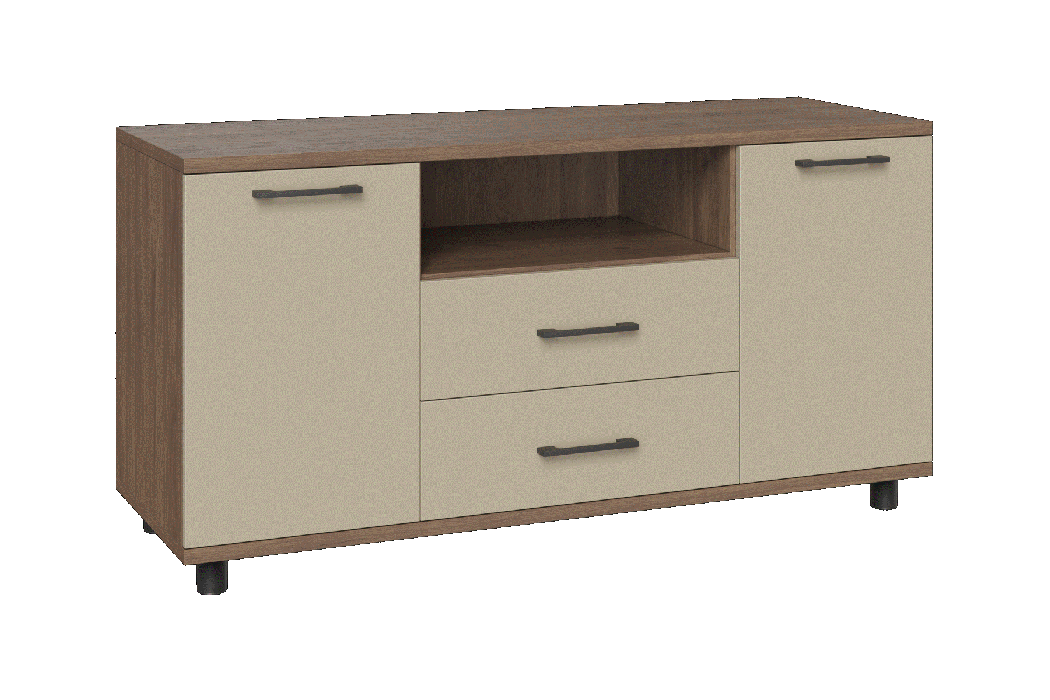 ТВ-тумбы, Модульная система Грейс Тумба ТБ-5022  Гикори Джексон Темный