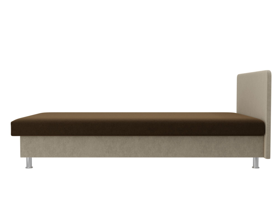 Кровати одноярусные, Кровать Мальта микровельвет