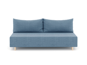 Диван-кровать еврокнижка Смайл без подлокотников, рогожка Люкс