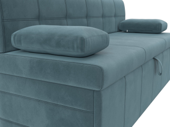 Кухонный прямой диван Лео, велюр