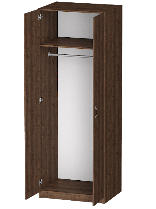 Для одежды, Распашной шкаф Лайф для одежды 80*60*215	Дуб экспрессив