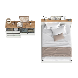 Большой вместительный комод Остин 16.240 кровать Остин 1600