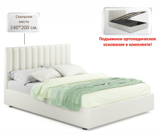 Мягкая кровать, Мягкая кровать Olivia 1400 с подъемным механизмом