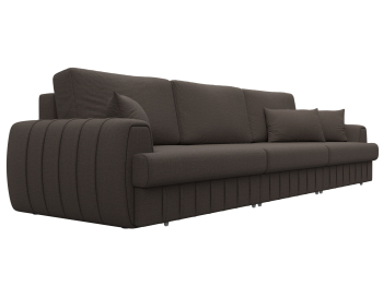 Диван прямой Лига-057 НПБ Лонг, рогожка Амур