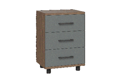 Модульная система Грейс Тумба ТБ-5026  Гикори Джексон Темный