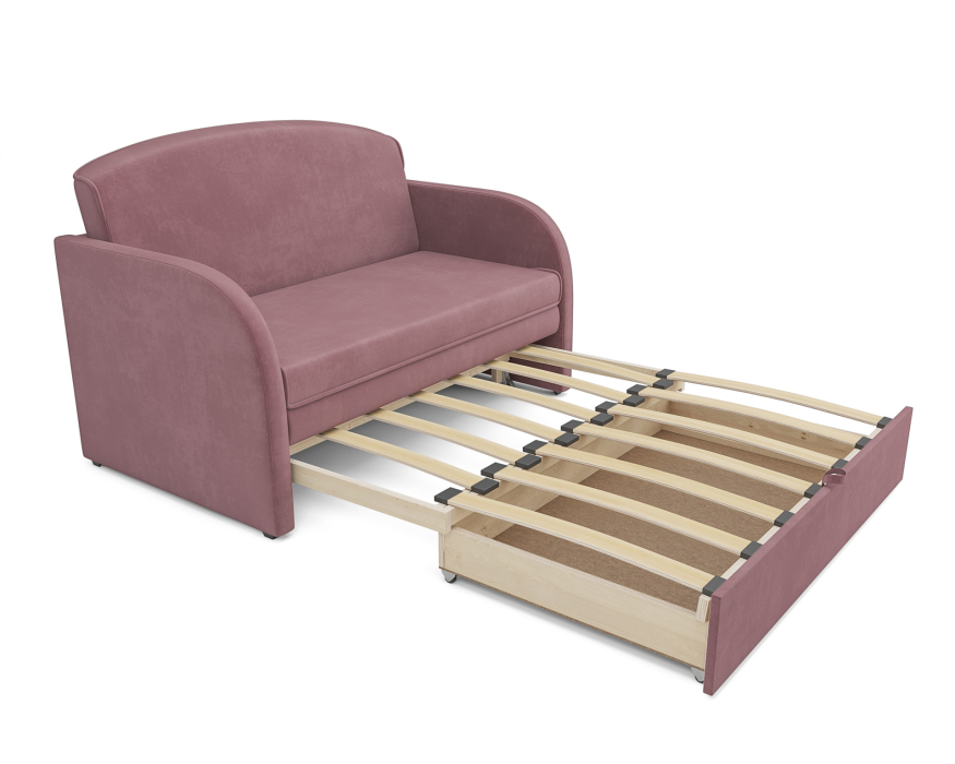 Диваны кровати со спальным местом, Диван прямой выкатной Малютка (Велюр)