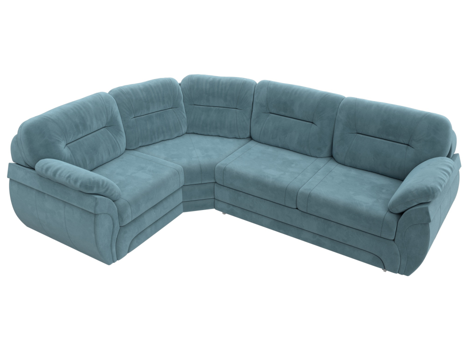 Диваны угловые в гостиную, Диван угловой Бруклин левый угол, велюр