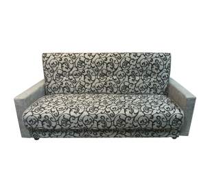 Диван 120  Рогожка Вензеля