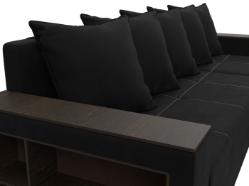 Диван угловой Дубай Лайт угол универсальный, микровельвет