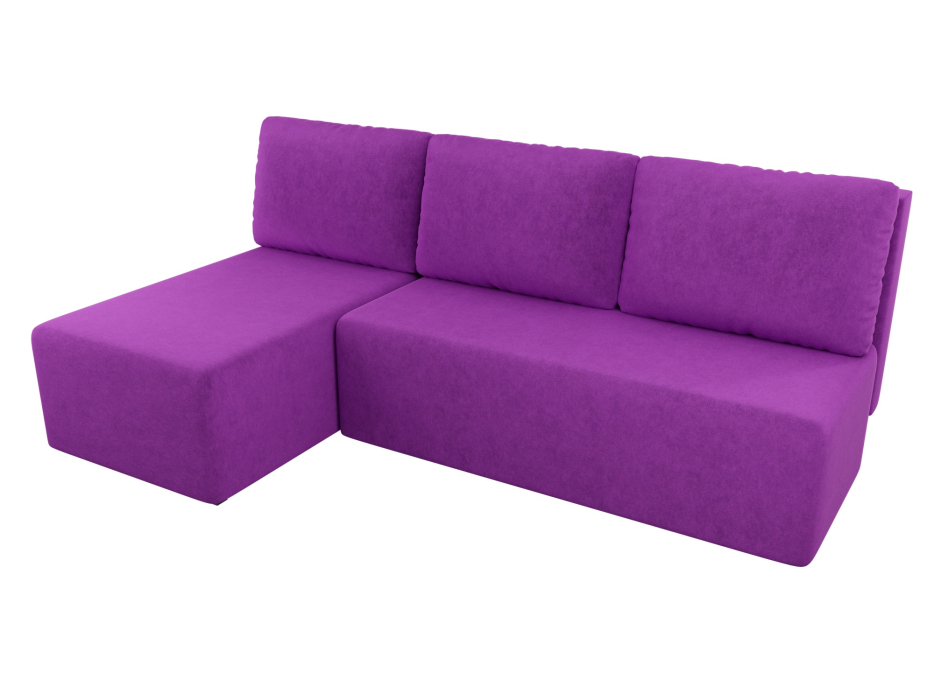 Диваны угловые в гостиную, Угловой диван Поло левый угол, микровельвет