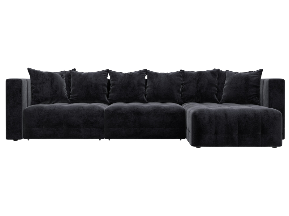 Диваны еврокнижки, Диван угловой Лига-052 НПБ Лонг угол универсальный, велюр TOWER