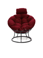 Кресла, Кресло ПАПАСАН мини без ротанга чёрное