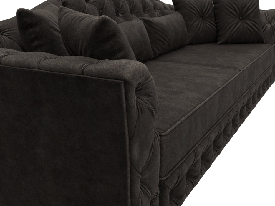 Диваны кровати со спальным местом, Диван прямой Артис, велюр BRUT