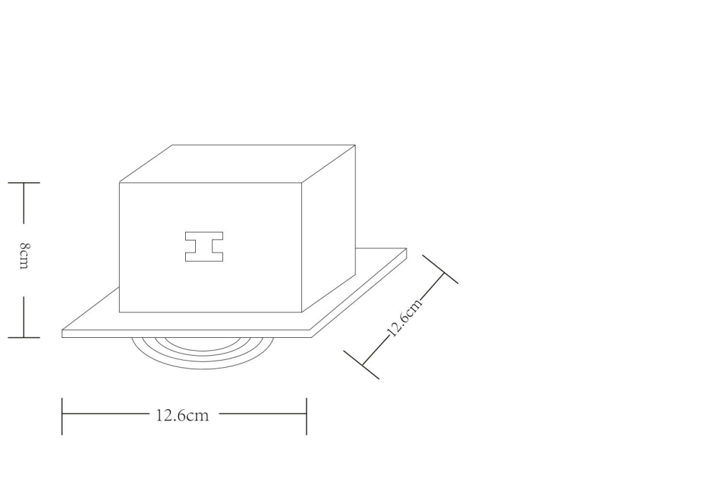 Встроенный светильник, Встраиваемый светильник CARDANI PICCOLO 1