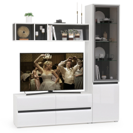 Гостиная Сидней с фасадами стекло