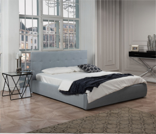 Мягкая кровать Selesta 1600 с ортопед.основанием с матрасом PROMO B COCOS