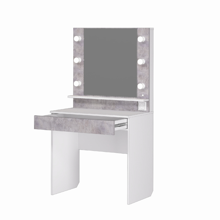 С зеркалом, Стол туалетный с зеркалом Акация