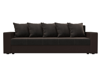 Диван прямой Дубай Лайт, велюр/экокожа