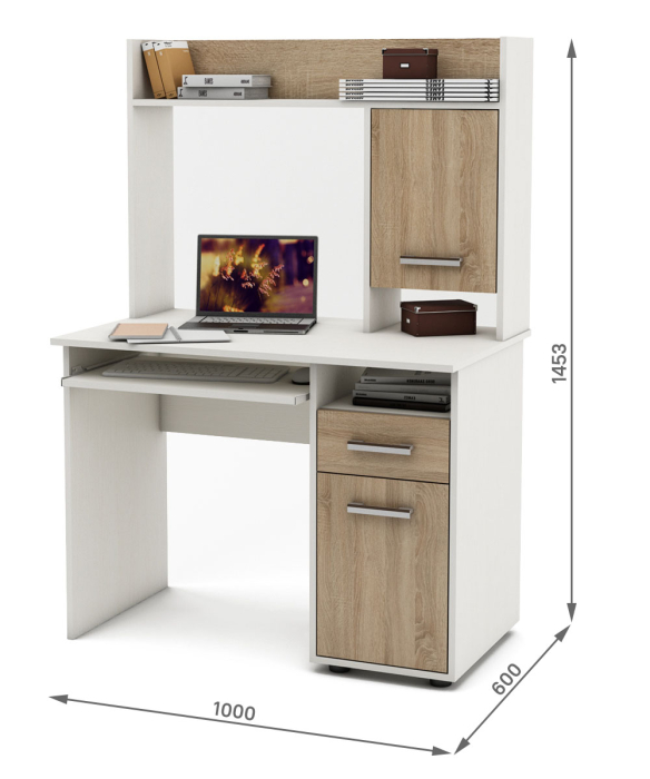 Прямые, Письменный стол Остин-9К