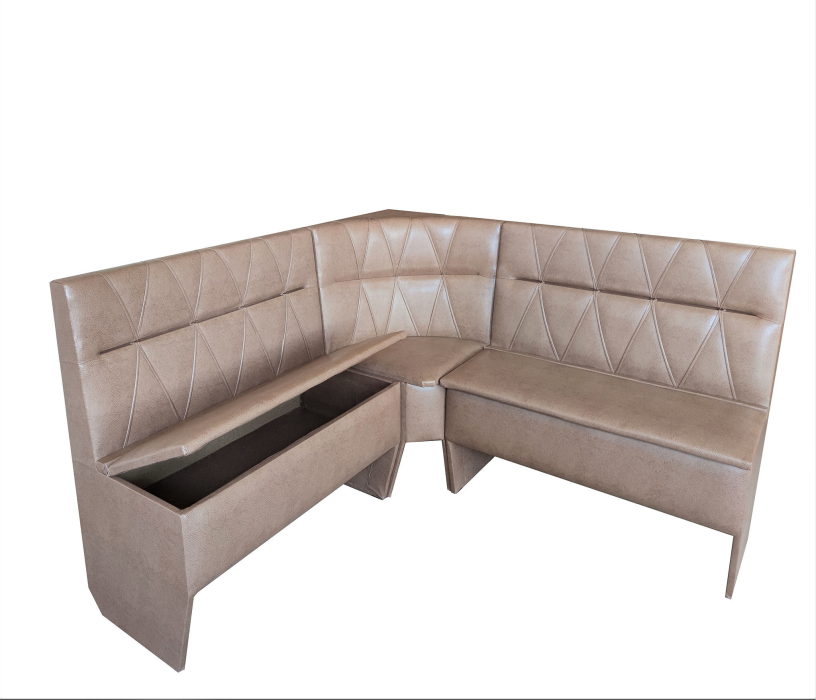 Кухонные уголки, Кухонный уголок Веста большой (Экокожа)