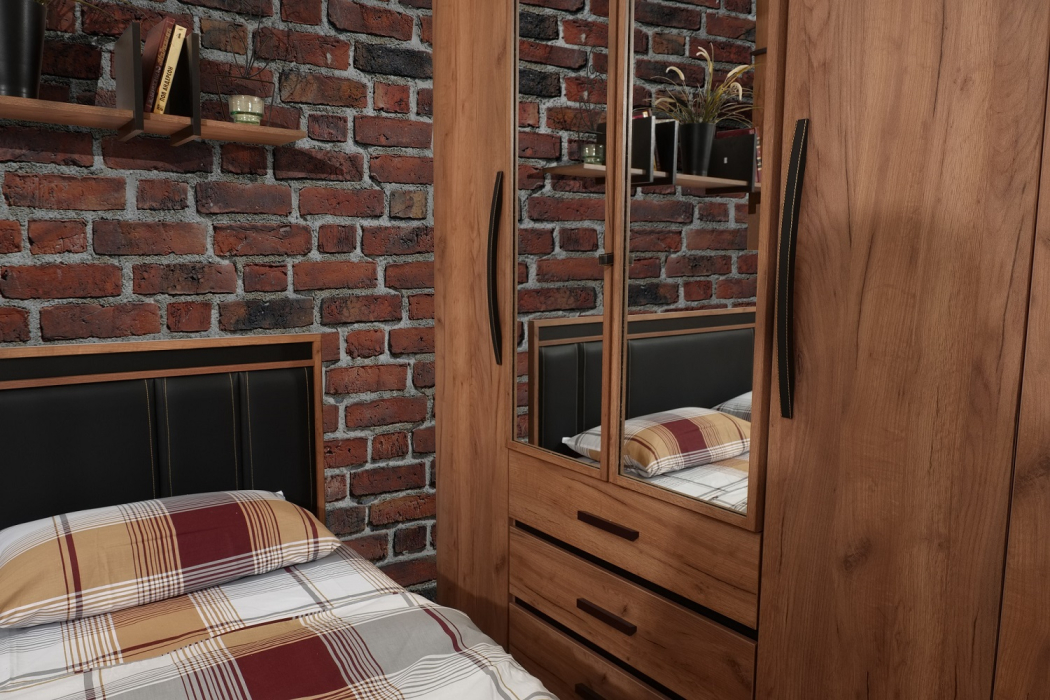 Шкафы распашные, Шкаф для одежды и белья Nature 555