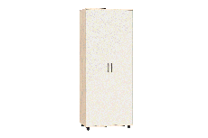Шкафы двухстворчатые, Модульная система Грейс Шкаф ШК-5008  Ясень Асахи